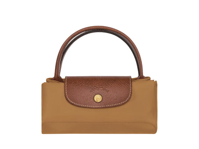 Longchamp Longchamp Le Pliage Original S Handbag In Recycled Canvas With Gold Hardware Fawn - view 5
