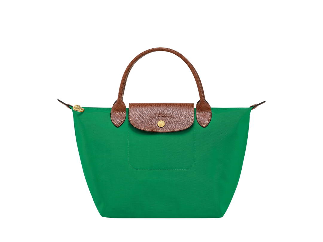Longchamp Longchamp Le Pliage Original S Handbag In Recycled Canvas With Gold Hardware Green