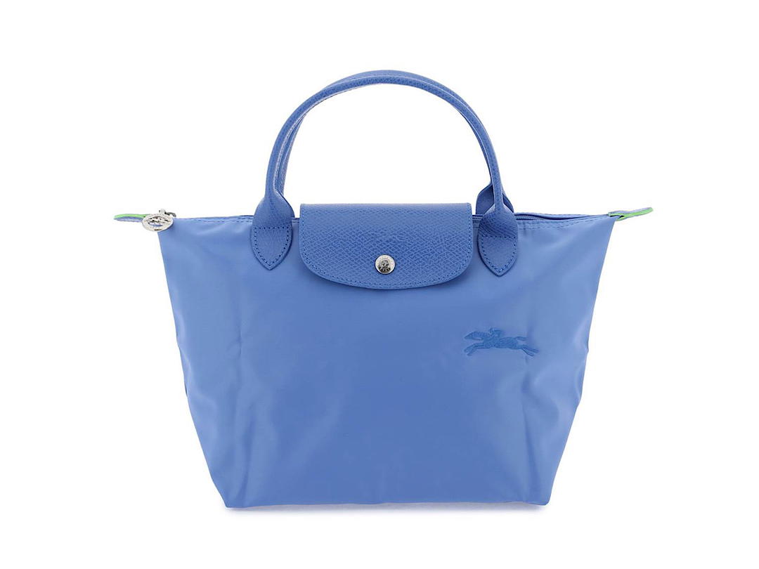 Longchamp Longchamp Cornflower Colour Le Pliage Original S Bagblue Recycled Polyamide Leather Details