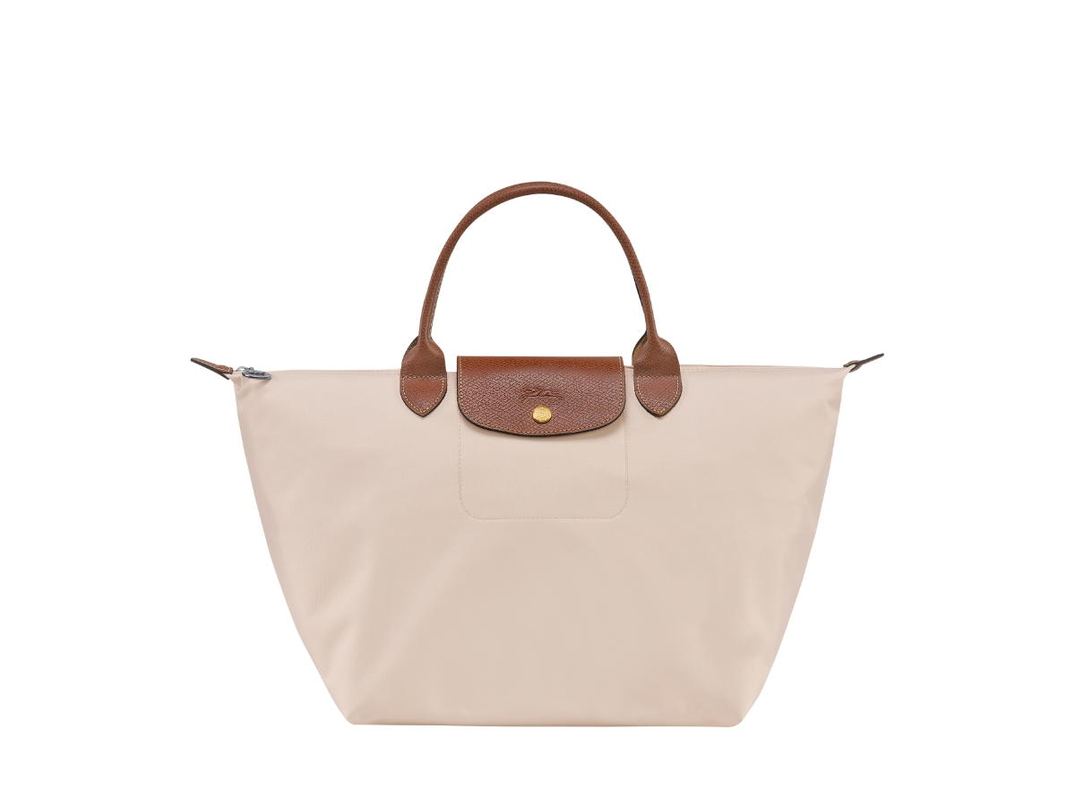 Longchamp Longchamp Le Pliage Original M Handbag In Recycled Canvas With Gold Hardware Paper