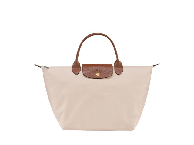 Longchamp Longchamp Le Pliage Original M Handbag In Recycled Canvas With Gold Hardware Paper - view 1