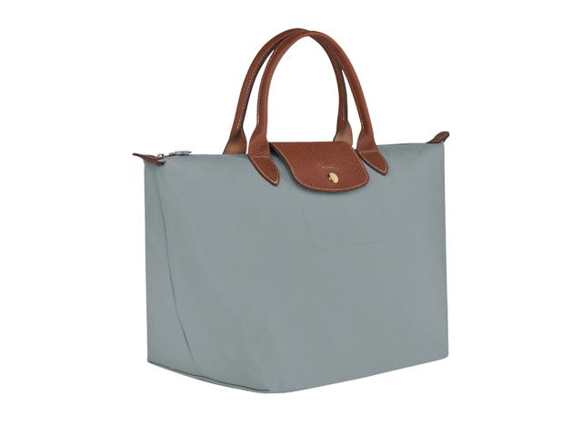 Longchamp Longchamp Le Pliage Original M Handbag In Recycled Canvas With Gold Hardware Steel - view 2
