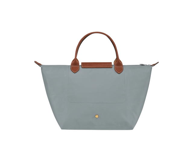 Longchamp Longchamp Le Pliage Original M Handbag In Recycled Canvas With Gold Hardware Steel - view 3