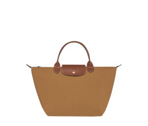 Buy Longchamp Le Pliage Original M Handbag In Recycled Canvas With Gold Hardware Fawn at Sasom – Authentic and Ready to Ship