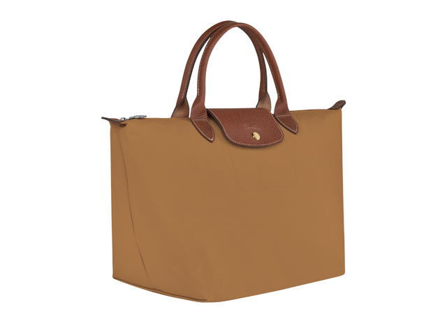 Longchamp Longchamp Le Pliage Original M Handbag In Recycled Canvas With Gold Hardware Fawn - view 2