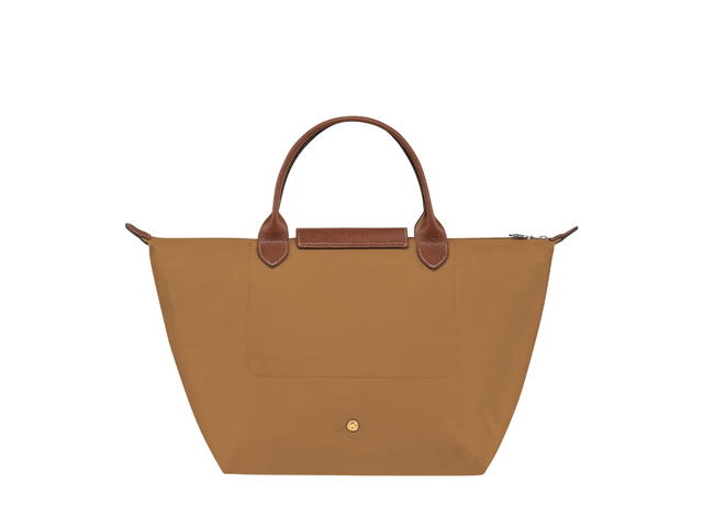Longchamp Longchamp Le Pliage Original M Handbag In Recycled Canvas With Gold Hardware Fawn - view 3