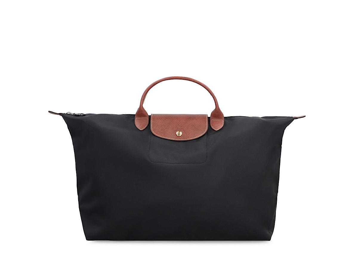 Longchamp Longchamp Le Pliage Original S Nylon Travel Bagblack Cow Hide Polyamide 100