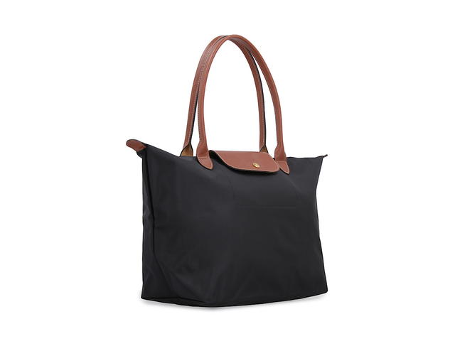 Longchamp Longchamp Le Pliage Original L Tote Bagblack Nylon Cow Hide 100 - view 3