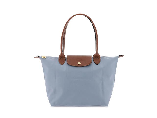 Longchamp Longchamp Steel L Le Pliage Green Baggrey Recycled Polyamide Leather Details - view 1