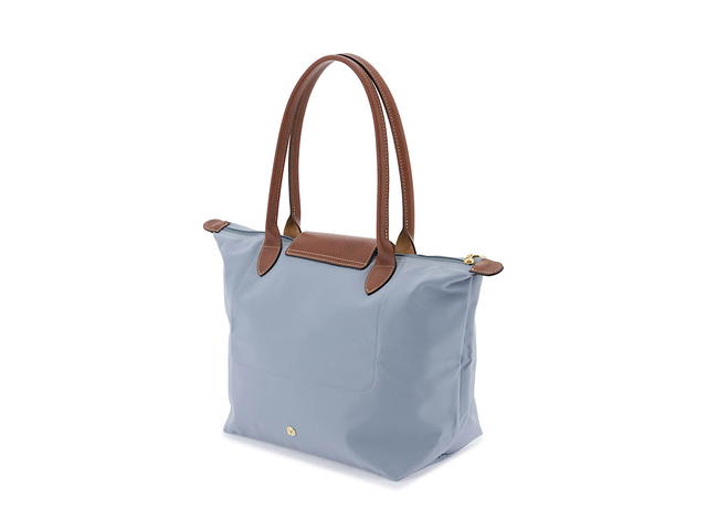 Longchamp Longchamp Steel L Le Pliage Green Baggrey Recycled Polyamide Leather Details - view 2