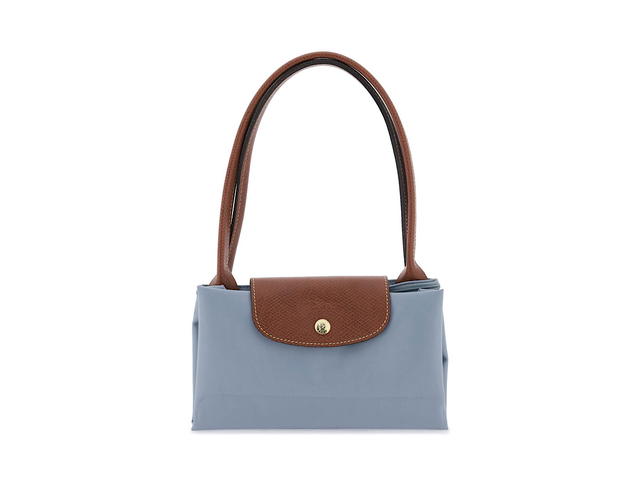 Longchamp Longchamp Steel L Le Pliage Green Baggrey Recycled Polyamide Leather Details - view 3