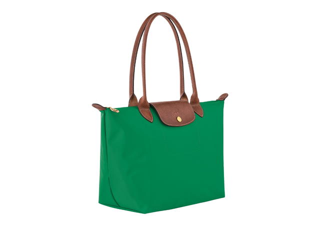 Longchamp Longchamp Le Pliage Original M Tote Bag In Recycled Canvas With Gold Hardware Green - view 2