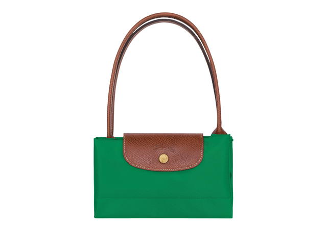 Longchamp Longchamp Le Pliage Original M Tote Bag In Recycled Canvas With Gold Hardware Green - view 5