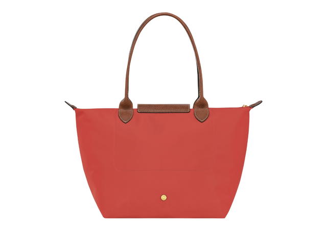 Longchamp Longchamp Le Pliage Original M Tote Bag In Recycled Canvas With Gold Hardware Tomato - view 3