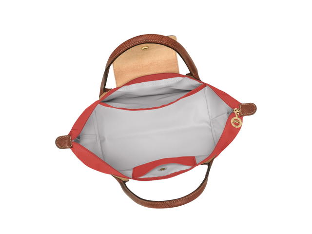 Longchamp Longchamp Le Pliage Original M Tote Bag In Recycled Canvas With Gold Hardware Tomato - view 4