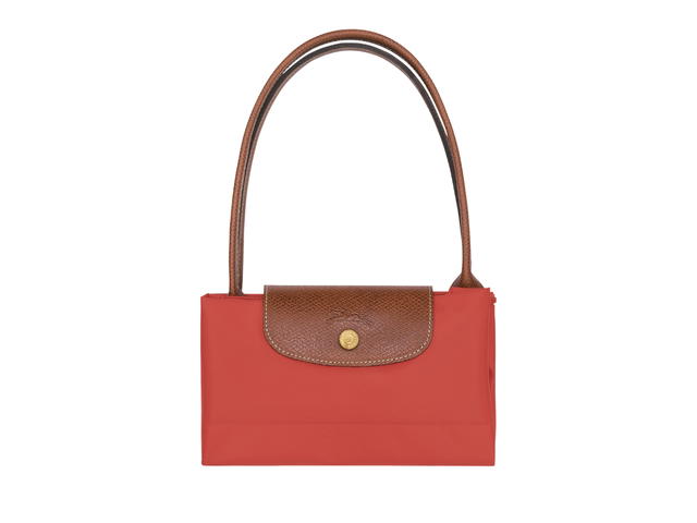 Longchamp Longchamp Le Pliage Original M Tote Bag In Recycled Canvas With Gold Hardware Tomato - view 5