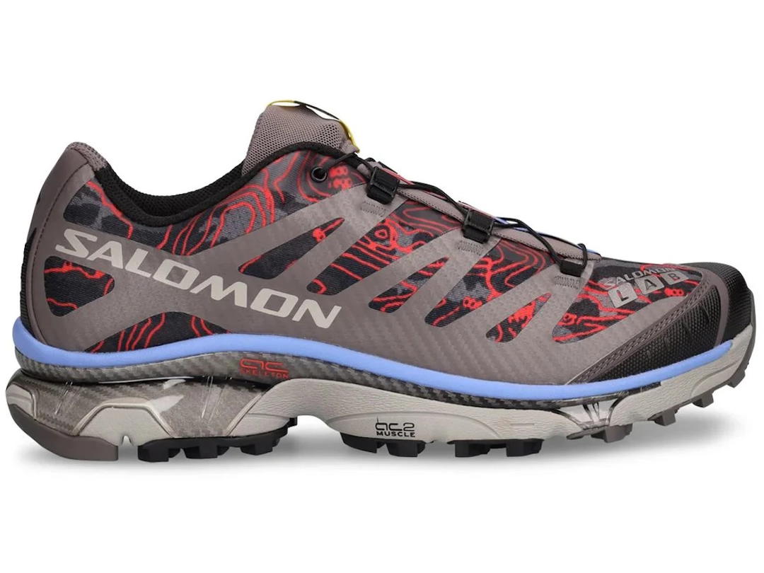 Salomon Salomon XT-4 OG Plum Kitten Topography