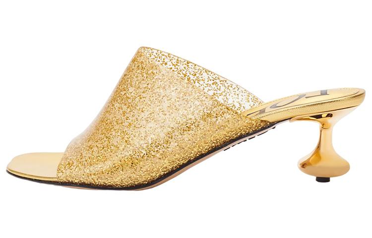 Loewe Loewe Slide Slippers 4.5cm Women's Transparent Gold