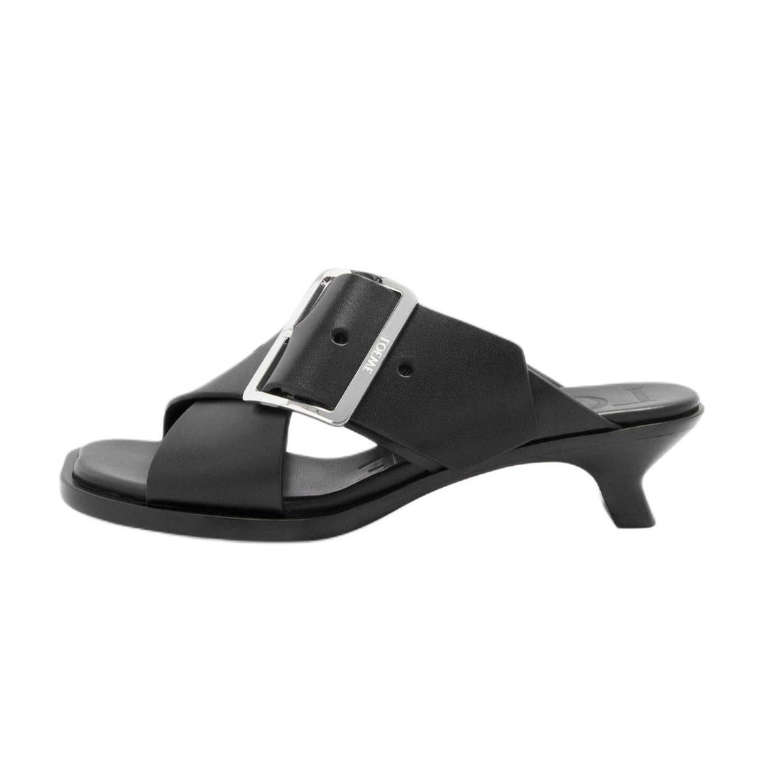Loewe Loewe Petal Slide Slippers Women's Black