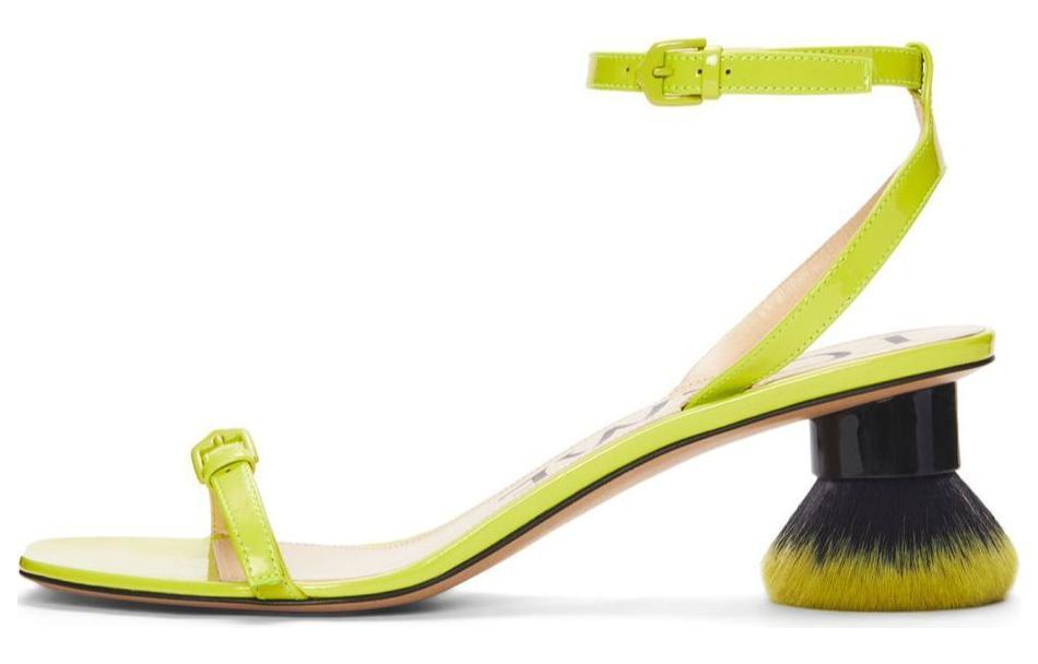 Loewe Loewe One Strap Sandals 4cm Women's Yellow