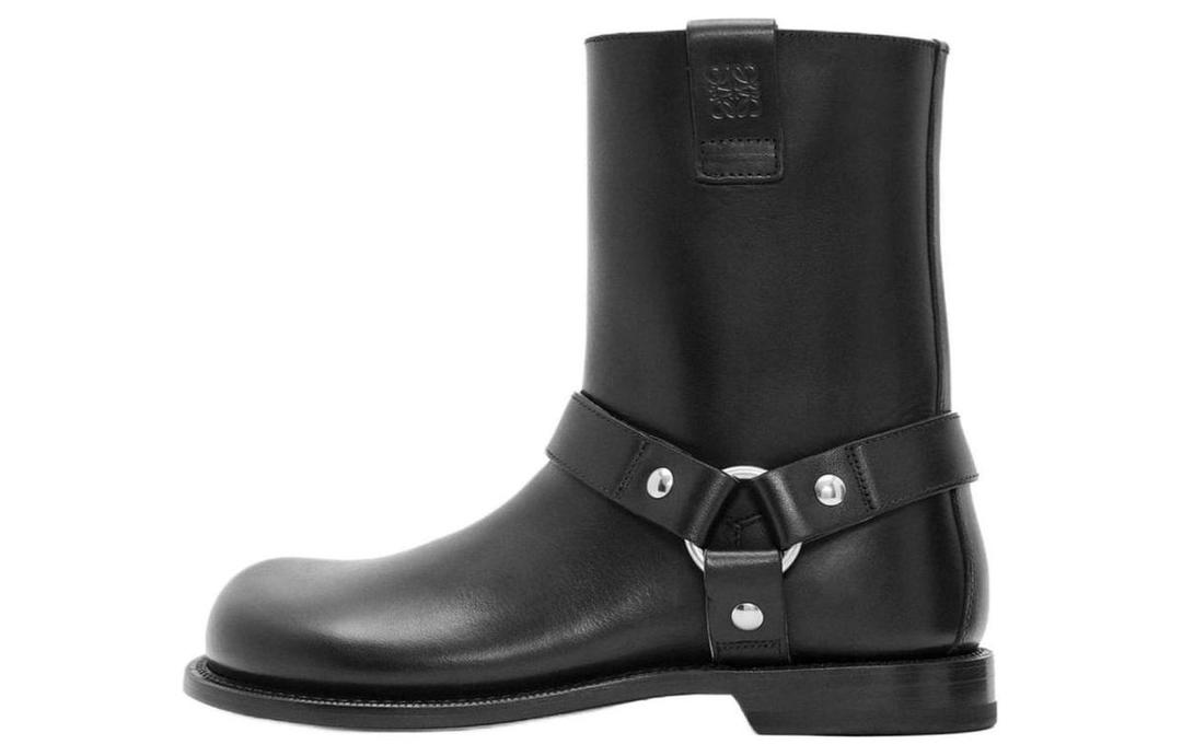 Loewe Loewe Campo Biker Leather Boots