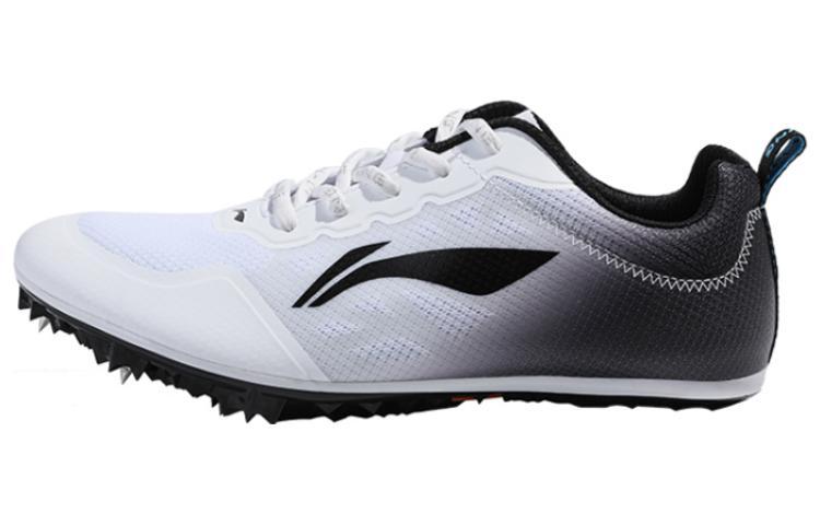 Li-Ning LiNing Slip-Resistant Low-Top Professional Stiletto Shoes Running Shoes Unisex White Black
