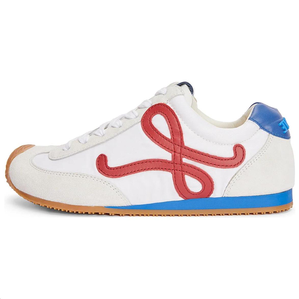 Loewe Loewe Ballet Runner 2.0 Low Top Casual Shoes Women's White Red Blue