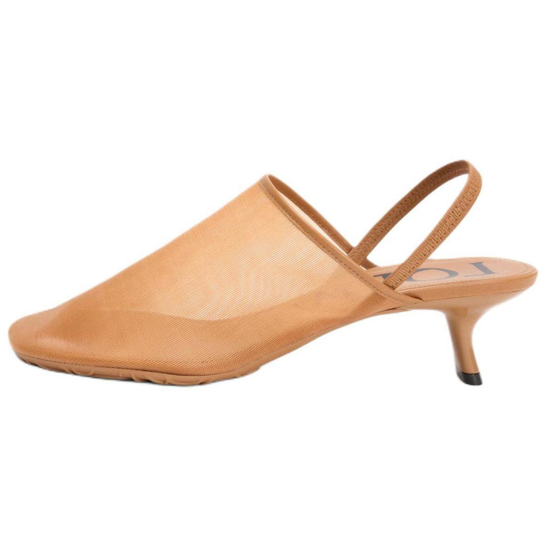 Loewe Loewe Petal Irregular Heel High Heels 4.5cm Women's Brown