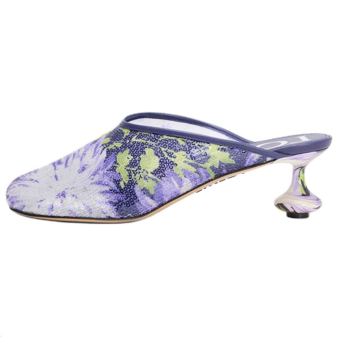 Loewe Loewe Toy Closed Toe Slippers 4.5cm Women's Purple