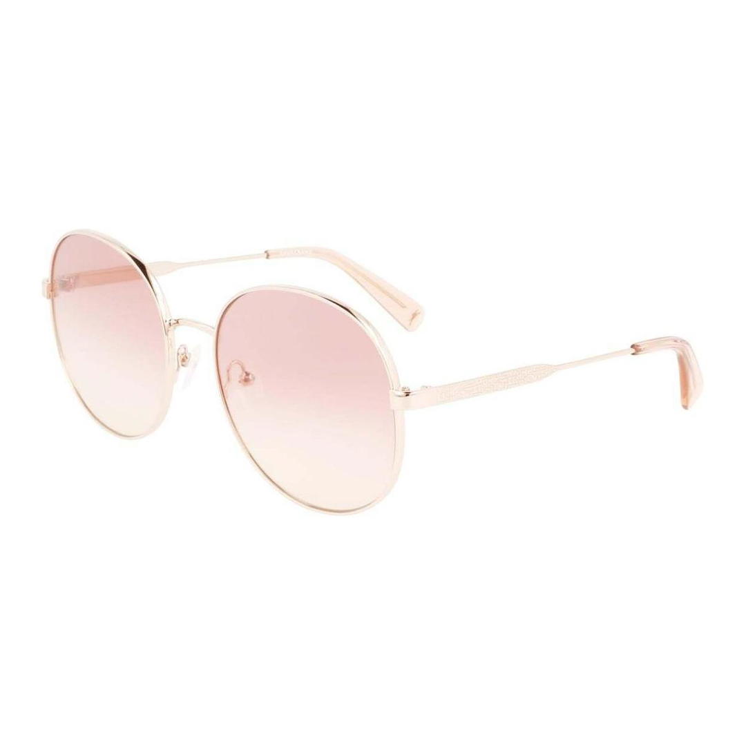 Longchamp Longchamp Round Sunglasses Women's Gold