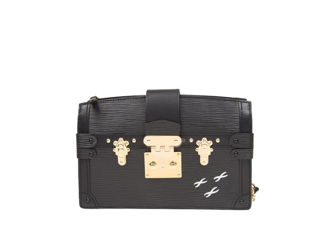 Louis Vuitton Louis Vuitton Black Epi Trunk Clutch In Black Leather With Gold Hardware Black - view 1