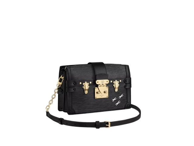 Louis Vuitton Louis Vuitton Black Epi Trunk Clutch In Black Leather With Gold Hardware Black - view 2