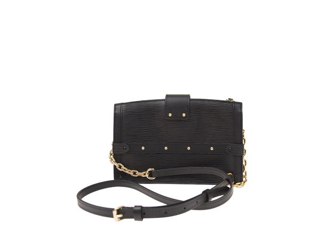 Louis Vuitton Louis Vuitton Black Epi Trunk Clutch In Black Leather With Gold Hardware Black - view 3