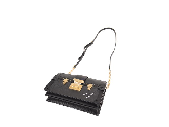 Louis Vuitton Louis Vuitton Black Epi Trunk Clutch In Black Leather With Gold Hardware Black - view 4