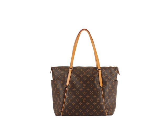 Louis Vuitton Louis Vuitton Totally MM In Monogram Coated Canvas And Vachetta Leather With Gold-Color Hardware Brown - view 2