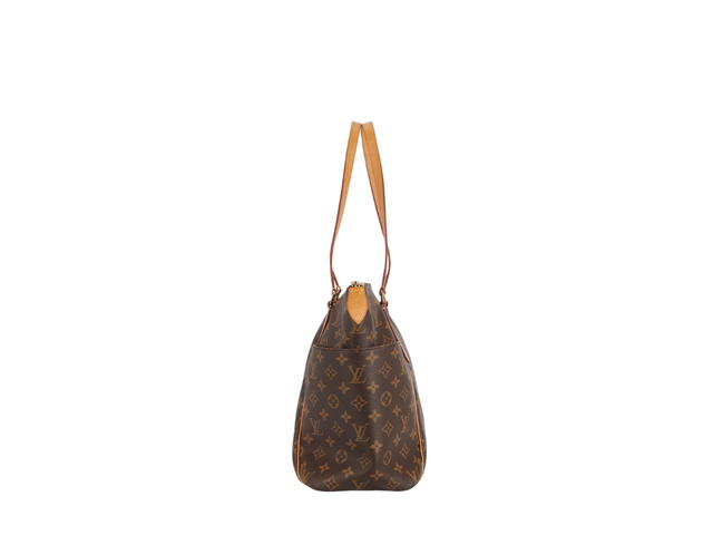 Louis Vuitton Louis Vuitton Totally MM In Monogram Coated Canvas And Vachetta Leather With Gold-Color Hardware Brown - view 3
