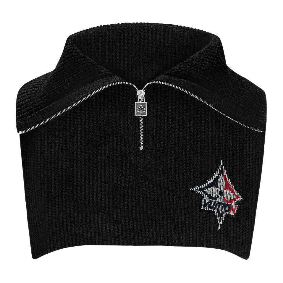 Louis Vuitton Louis Vuitton Cashmere Scarves Women's Black