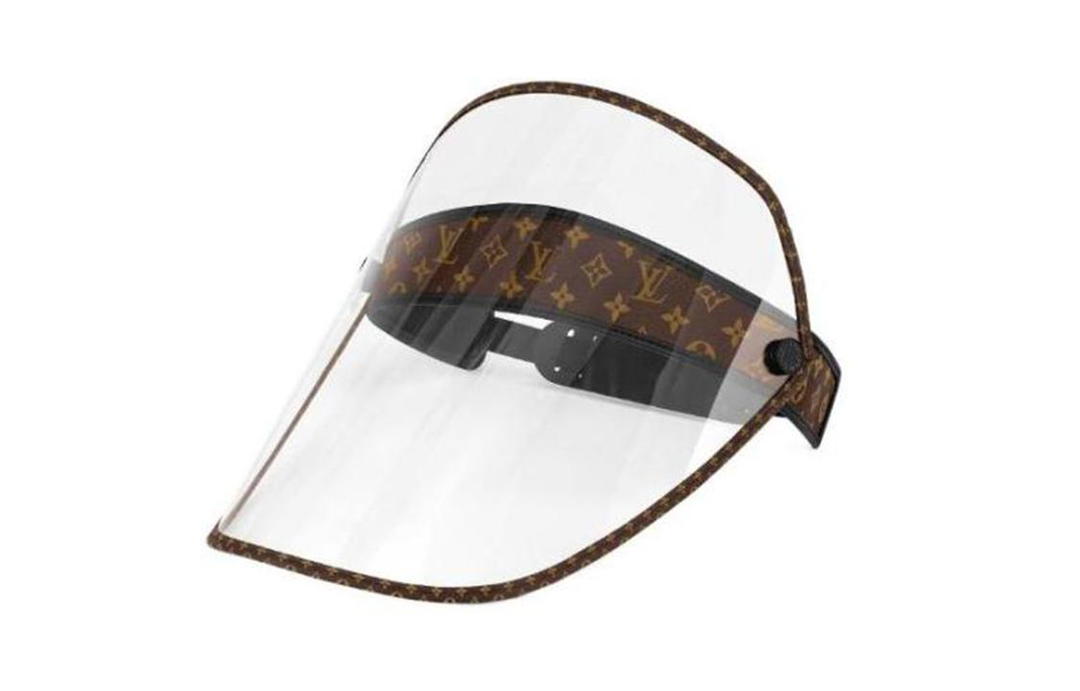Louis Vuitton Louis Vuitton Canvas Leather Sun Hat Women's Brown