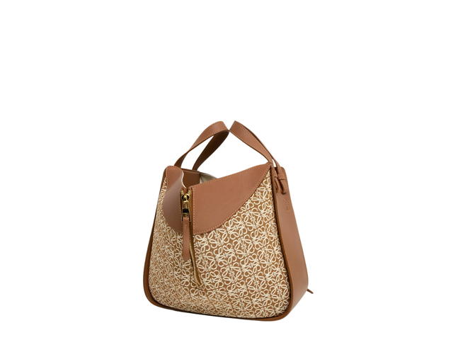 Loewe Loewe Hammock Anagram Small Bag In Gold Hardware With Brown - view 2