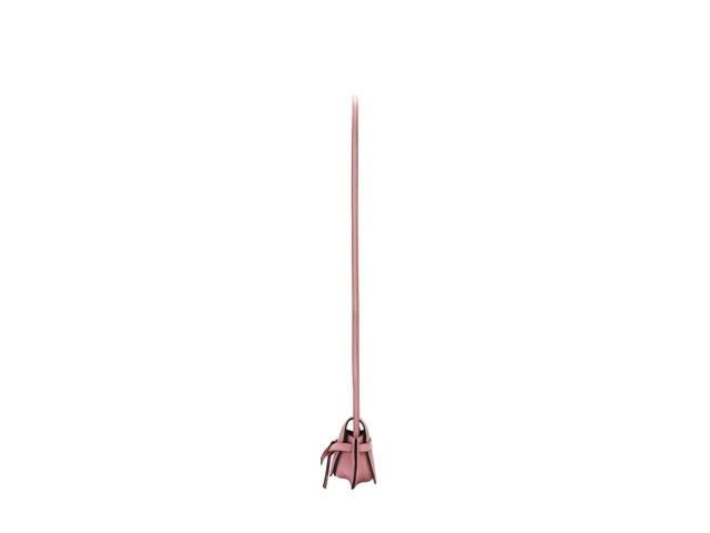 Loewe Loewe Mini Gate Bum Bag In Pale Pink Leather With Gold Hardware Pale Pink - view 4
