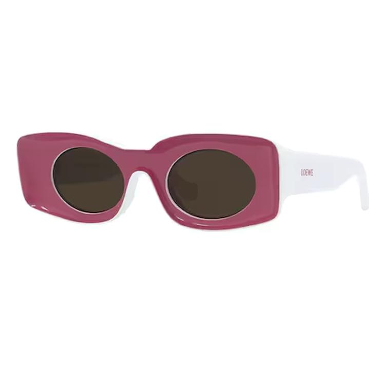 Loewe Loewe Injection Molding Oval Sunglasses Men's Purple