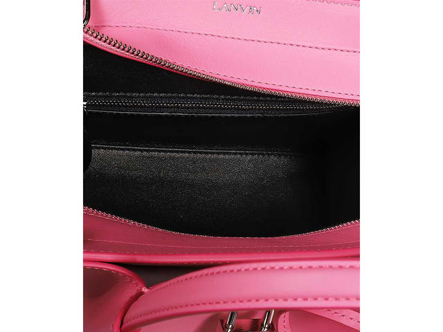 Lanvin Lanvin Logo Print Leather Handbagpink Calf 100 - view 3
