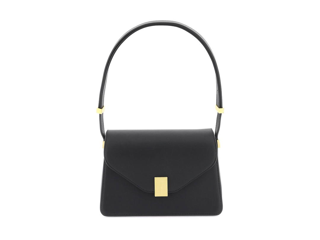 Lanvin Lanvin Leather Concerto Shoulder Bagblack Calfskin