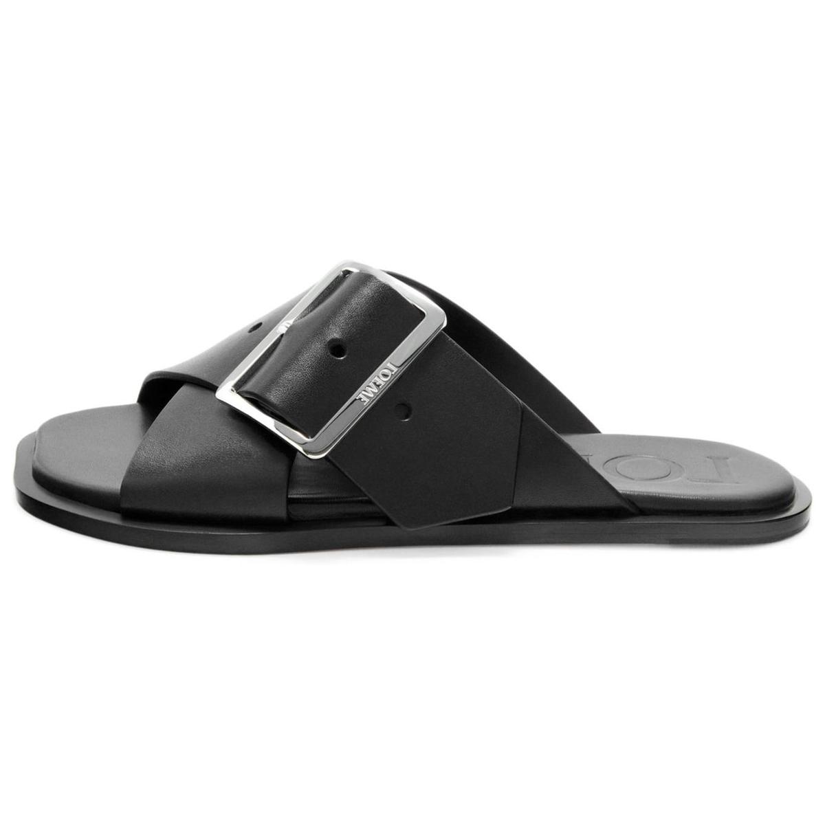 Loewe Loewe Petal Slide Slippers Women's Black