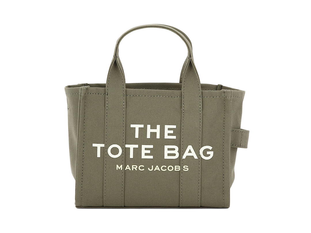 Marc Jacobs Marc Jacobs The Mini Tote Handbaggreen Cotton