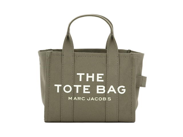 Marc Jacobs Marc Jacobs The Mini Tote Handbaggreen Cotton - view 1