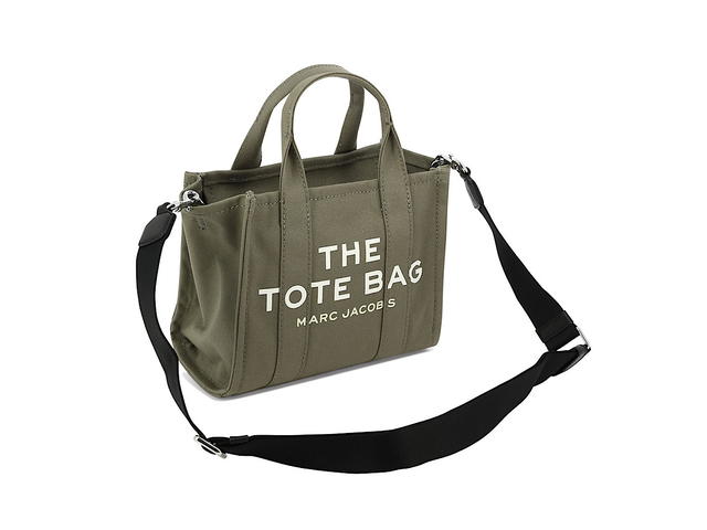 Marc Jacobs Marc Jacobs The Mini Tote Handbaggreen Cotton - view 2