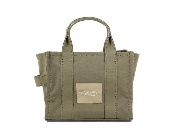 Marc Jacobs Marc Jacobs The Mini Tote Handbaggreen Cotton - view 3