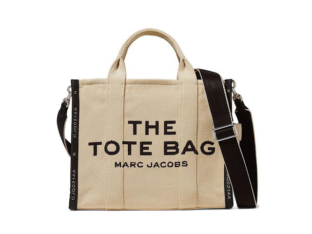 Marc Jacobs Marc Jacobs Tote The Medium Arena Logo Blackwarmsand 64 Cotton 36 Polyester - view 1