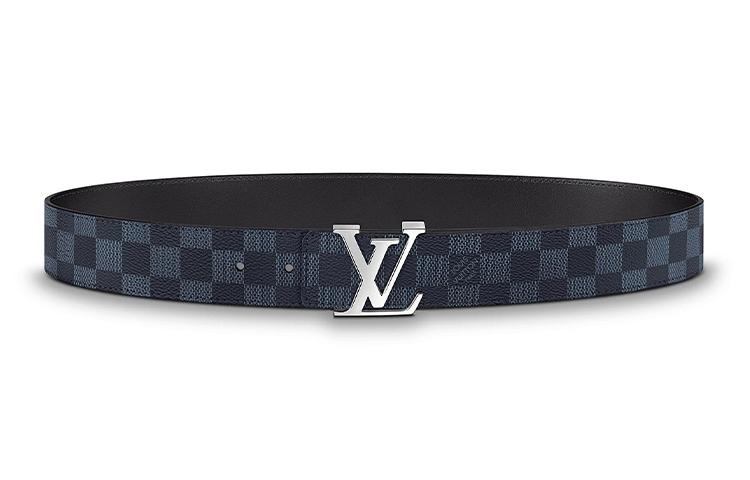 Louis Vuitton Louis Vuitton Lv Initiales Reversible Belt Damier Cobalt 40MM